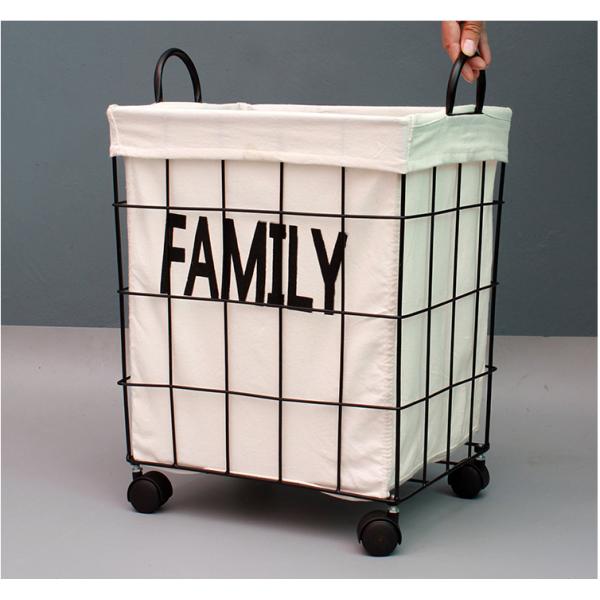 Nordic 360 Degree Rotating Rustproof Metal Wire Laundry Hamper