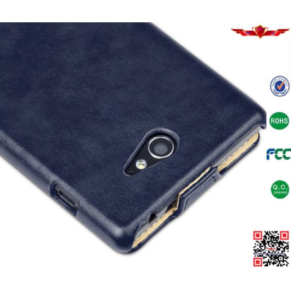 Hot Selling 100% Quality Guaranteed PU Flip Leather Cover Cases For Sony Xperia M2