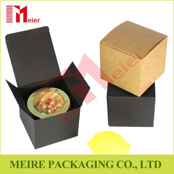 Promotion black and kraft cheap paper plain design without logo for gift