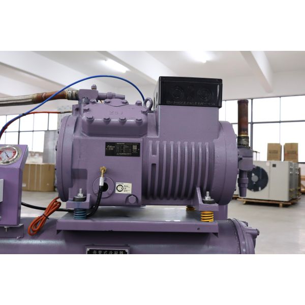 Easy-Maintenance Copeland Scroll Compressor Condensing Unit | Water-Cooled for Industrial Refrigeration