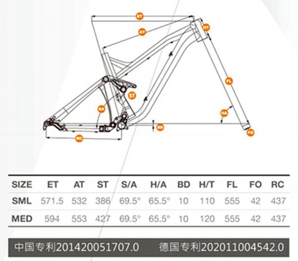 Kinesis 27.5er Plus 29er Alumínio Enduro Full Suspensão Bike Mountain Bike Frame Mtb TUM636S 148*12MM Boost