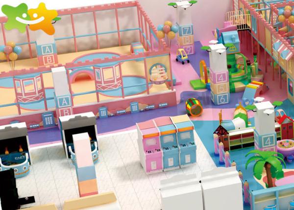 PVC Preschool Soft Play Equipment , Indoor Playground Set Strong Structure