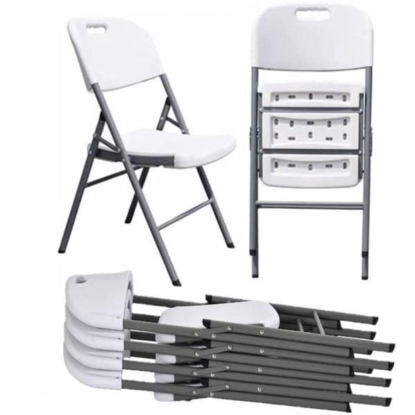 Lightweight Waterproof Plastic Folding Patio Chairs For Outdoor Picnic