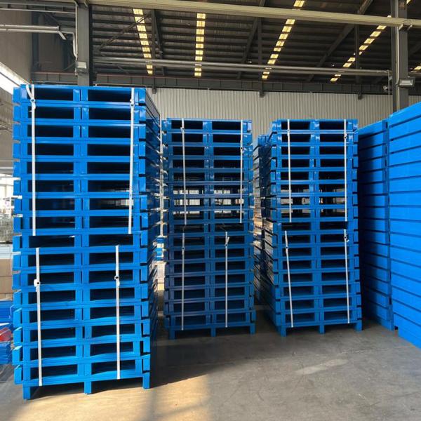 Pallet de acero industrial al por mayor - Capacidad de carga para logística, almacén, almacenamiento de metal, palets de acero