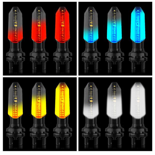 DC12V Voltage ABC PC Matériau YAYE Lampes à eau Indicateurs de virage de moto