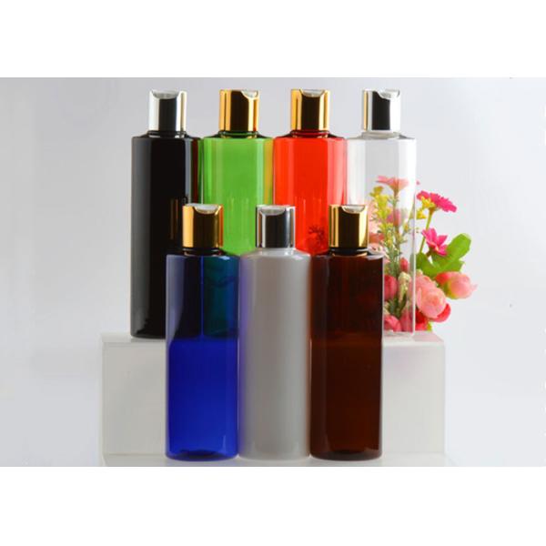 250ml Custom Clear Amber  Black Skincare Plastic flip cover Bottle