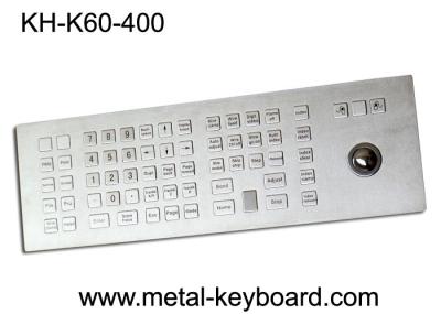 Teclado industrial áspero feito sob encomenda do quiosque com o à prova de água das chaves do Trackball 60