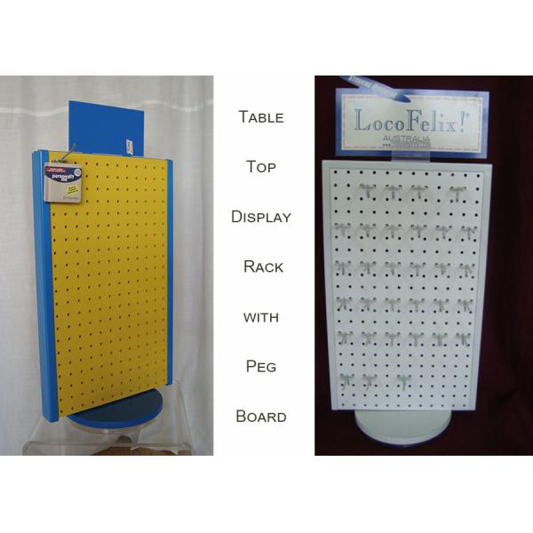 Вращая дисплей Пегбоард столешницы/дисплей Пегбоард Кунтертоп двойника бортовой