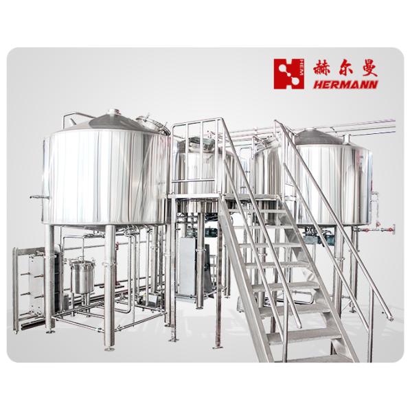 3 Bbl Draught Beer Machine , Draft Beer Brewing Equipment For Hotel