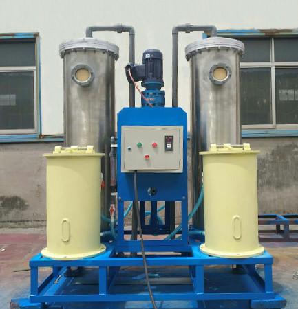 Sistema de amaciador de água de tanque de aço inoxidável 2 Amaciador de água de tanque duplo contínuo