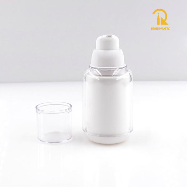 50ml Double-Layer Skincare Vacuum Bottle – Airless Pump for Serum, Lotion & Cream, Empty Cosmetic Container