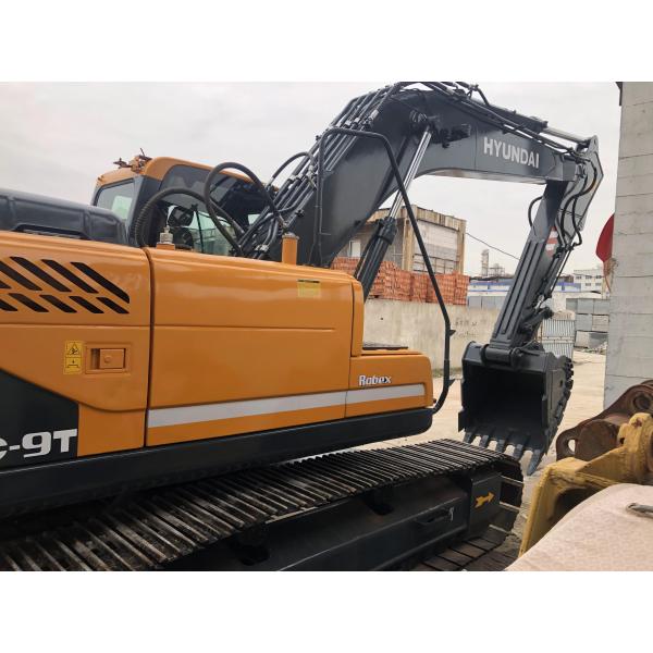 Excavadora Hyundai 225LC-9T usada em Shanghai Largura de transporte 2,99 m Horário de trabalho baixo