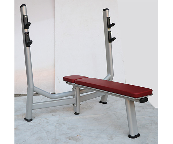 Gym Use Life Fitness Strength Equipment , Flat Weight Lifting Bench Press Machine