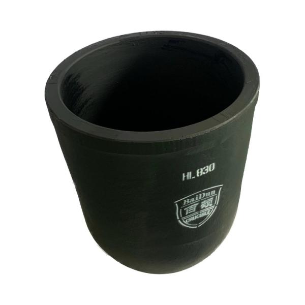 Résistant à l'oxydation Carbure de silicium Graphite Crucible Circulaire de fusion de métal