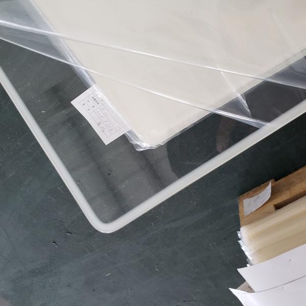 High Clarity Optical Cast Acrylic Sheet Virgin Mitsubishi MMA 92% Light Transmission Custom cutting
