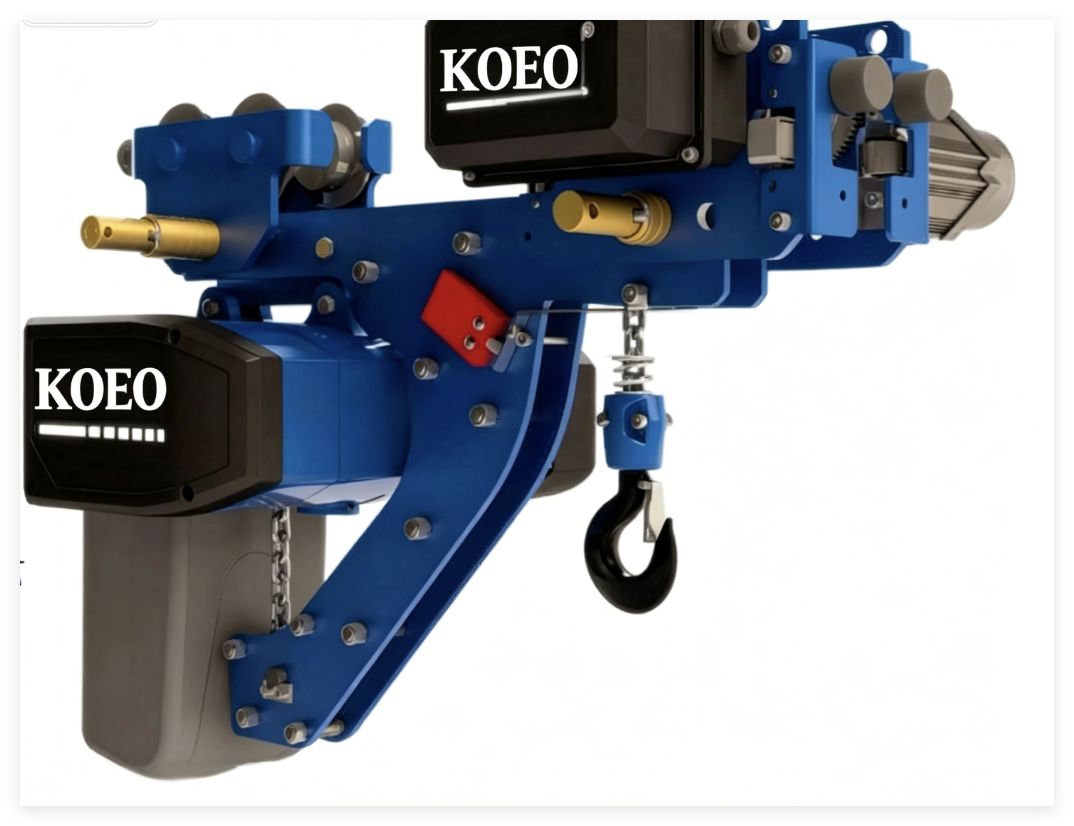 CE ISO Certified Low Headroom Electric Hoist High Precision Low Headroom Trolley Hoist