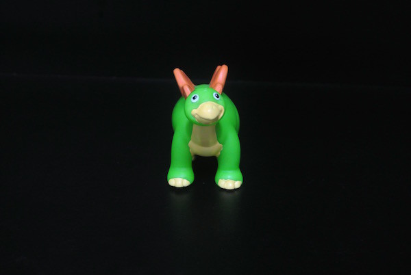 Small Green Vinyl Mini Dinosaurs , Mini Dinosaur Figures PVC Material