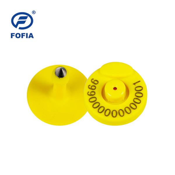 Etiqueta de orelha eletrônica do porco Iso11784/5 SE FDX-B 134.2khz para rebanhos animais