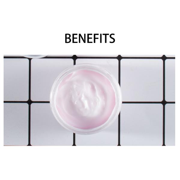 Cuidado de la piel coreano personalizado humectante facial de marca privada rosa aclarador natural orgánico blanqueador facial crema rosa