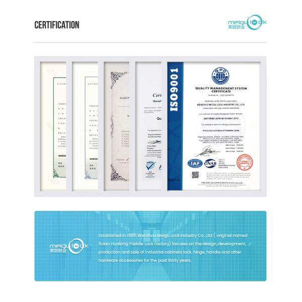 Ящик для инструментов ODM запирает дверной замок с защелкой цвета серебра из нержавеющей стали