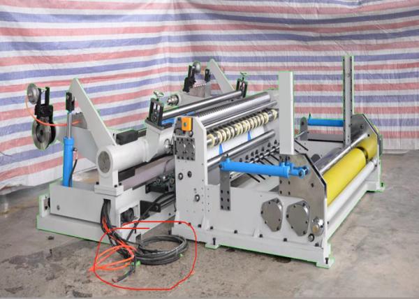 2500mm Kraft Paper Slitting Machine Corrugated Reel Rewinder Cutting