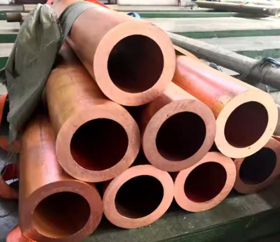 Pipe à tubes de cuivre de taille personnalisée alliage métallique C70600 C71500 2 mm C10100 C10200 C10300 pour les nageoires de refroidissement