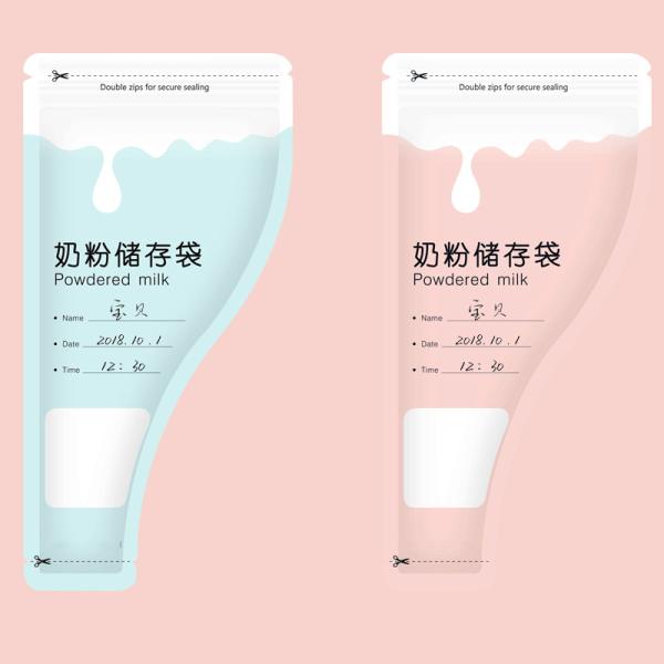 Sealing Mouth Food Grade PET Breast Milk Pouches