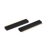 Carte PCB 1,27 millimètres de rangée simple femelle d'en-tête de Taper droit d'IMMERSION