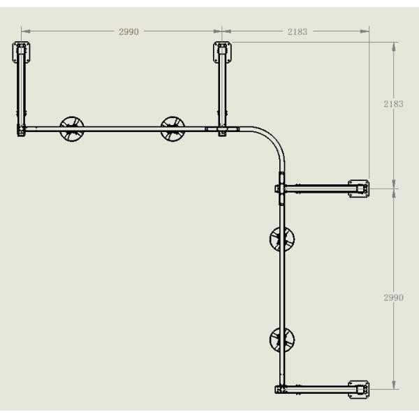 Floor Mounted Heavy Bag Rack