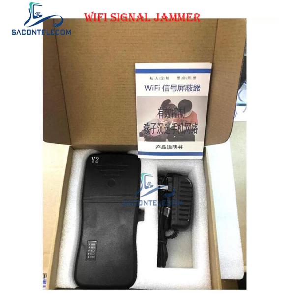 Portable 2.4G 5.8G GPS WiFi Signal Jammer with 20m Range for Mobile Phone Signal Blocking