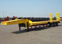 14m-17m Tri Axle détachable Gooseneck Lowboy remorques pour les charges longues et lourdes