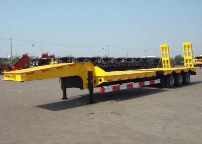 14m-17m Tri Axle détachable Gooseneck Lowboy remorques pour les charges longues et lourdes