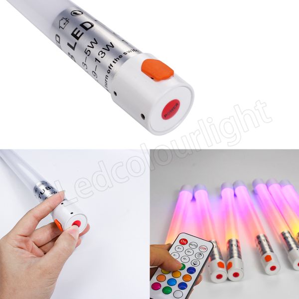 2200mAh Battery Rechargeable LED Tube Light T8 RGB Tube Suitable for Portable standing