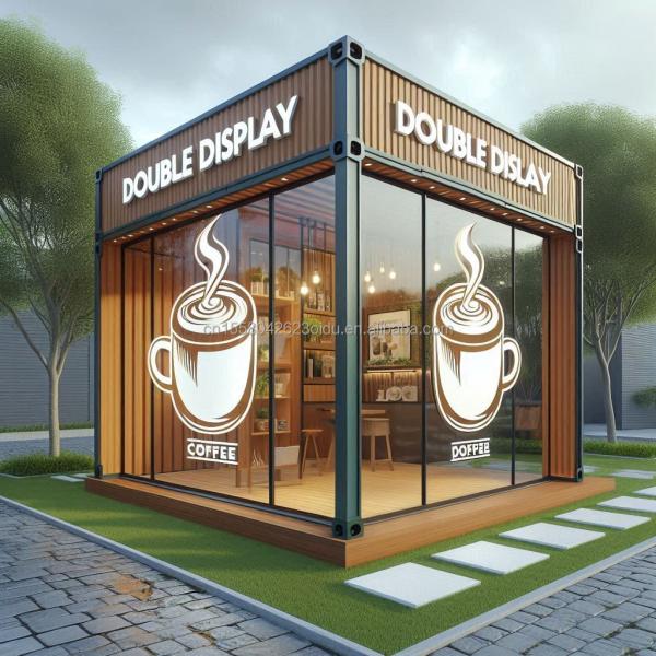 10ft Wooden Plastic Garden House Container Mobile Wooden Activity Room Mini Office Coffee Shop Modern Design for Your Garden