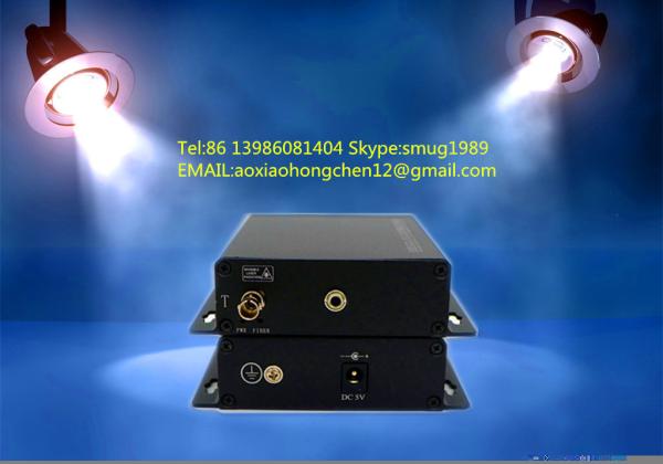 fiber optic stereo audio to 3.5mm converter for 1 ch 3.5mm broadcast stereo audio over fiber extenders to 10~120KM