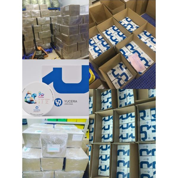 Vente chaude Nouveau matériau de laboratoire dentaire 700-1200mpa 4D Pro Bloc de zircone multicouche