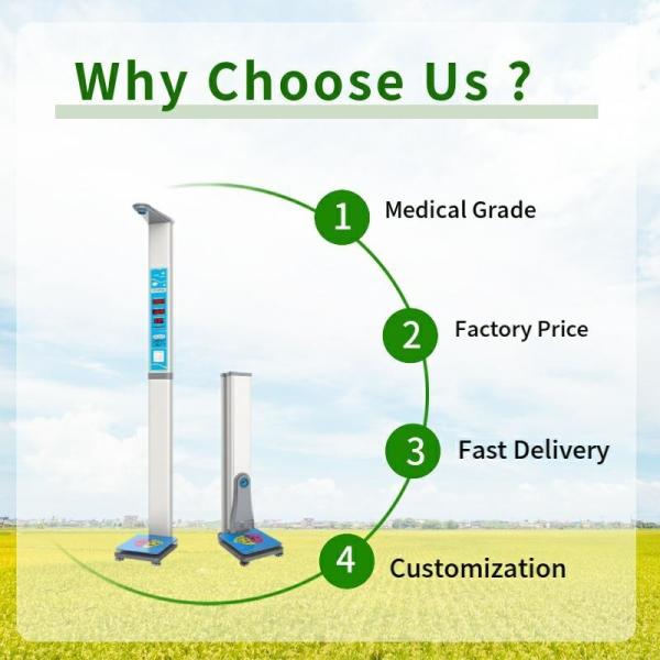 100-240V Power Supply Hospital Weighing Scale for Accurate Weight and Height Tracking