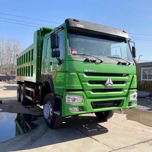 Sinotruk RHD Used Dump Truck Howo 371 375 6x4 10 Wheeler manual diesel