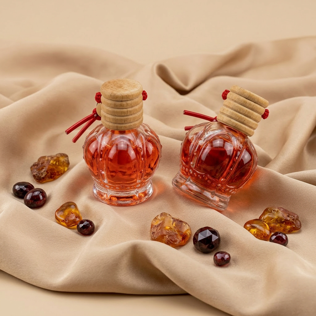 Anding Mini 8ml Automatic Diffuser Refill High Quality Luxury Glass Empty Hanging Car Perfume Diffuser Bottle