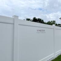 White PVC Privacy Fence Panels 6x8ft Low Maintenance