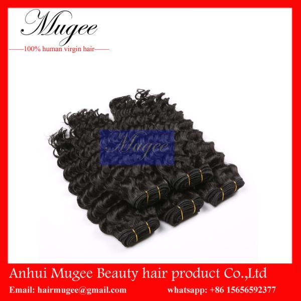 hot sale deep wave Peruvian hair,100% unprocessed human hair weave Garde 6A