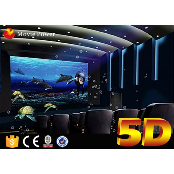 Local Manufacture 4D Theater System Large Curved Screen and Rain Bubble Snow Effects