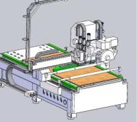 Four Processes Rotary Saw Engraving Machine Furniture In Whole House