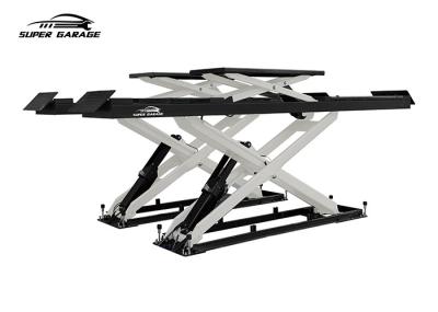 In Grounded Full Rise Alignment Scissor Car Lift 2.2kw Motor