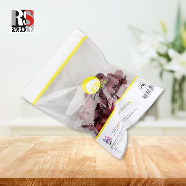 Прозрачные упаковочные пакеты для живых базилий и салата
