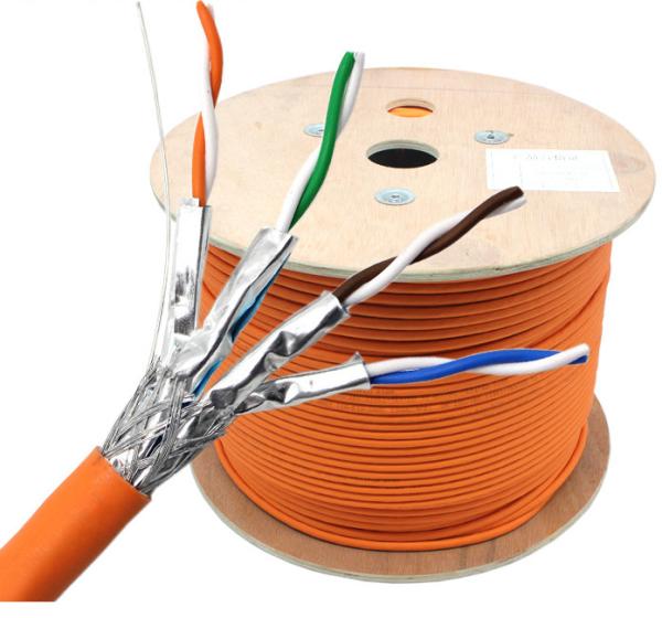 Rede Lan Cable do HDPE Cat7 do PE do PVC LSZH LSOH 0.56mm 0.64mm