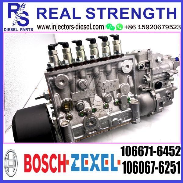 Conjunto da bomba do injetor de combustível diesel 106671-6452 106067-6251 para o DIESEL de ZEXEL
