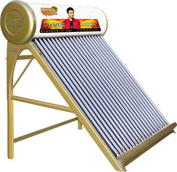 Sistema de aquecimento de água solar sem pressão 50L-500L ecológico com tubo de vácuo solar