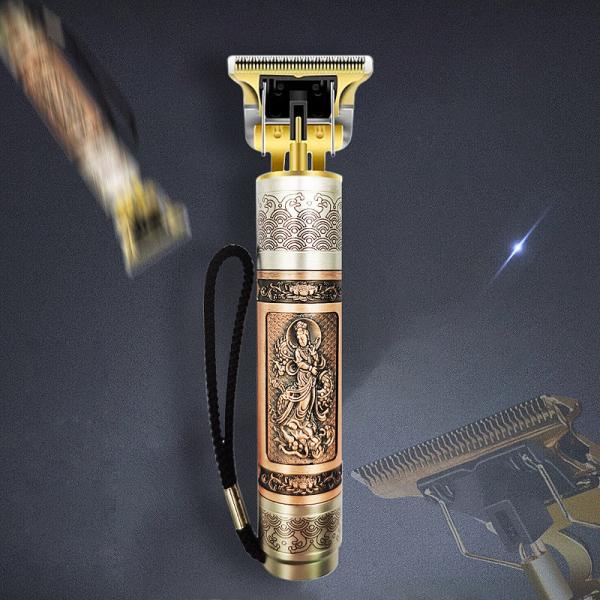 Metal Cordless Hair Clipper Face Shaver Usb Rechargeable Electric Hair Cut Trimmer