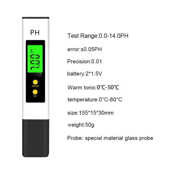 Wholesale Good Quality High Portable Digital PH Tester Meter